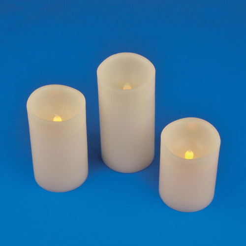Фигурка светодиодная «Свеча» 7,5х15,1см Uniel ULD-F050 Warm White Candle Set3 UL-00007256 фото 3